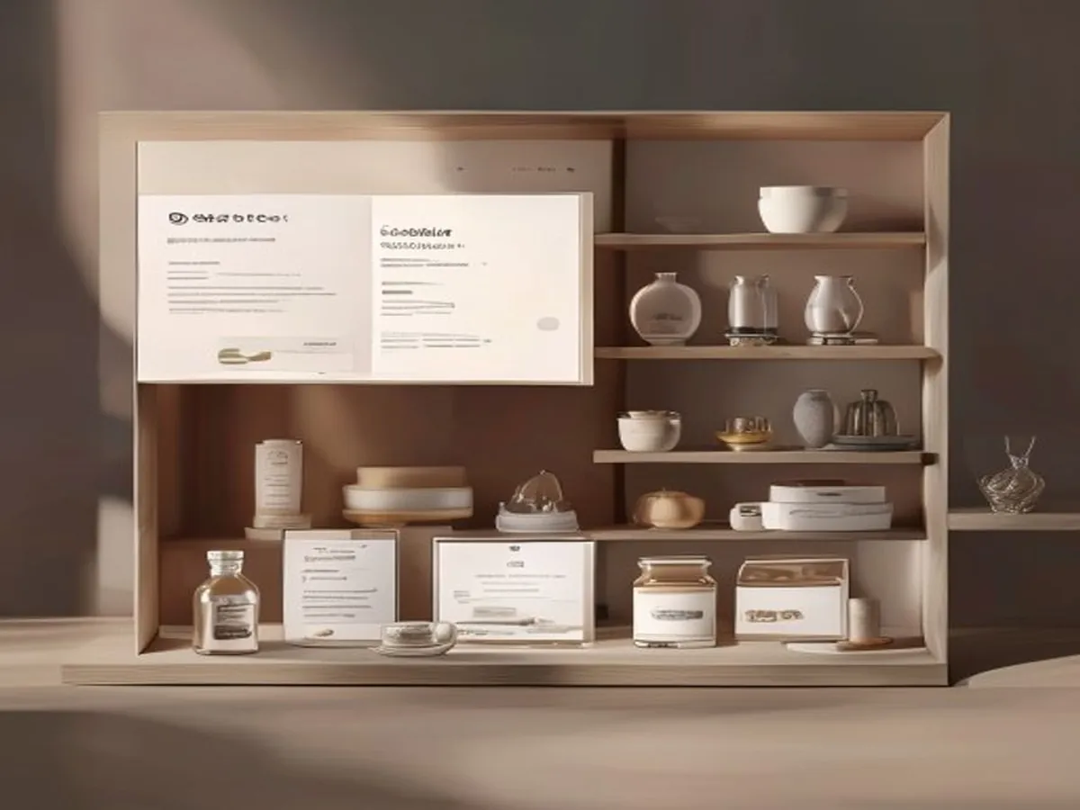Object Shelf — AI-generated artwork