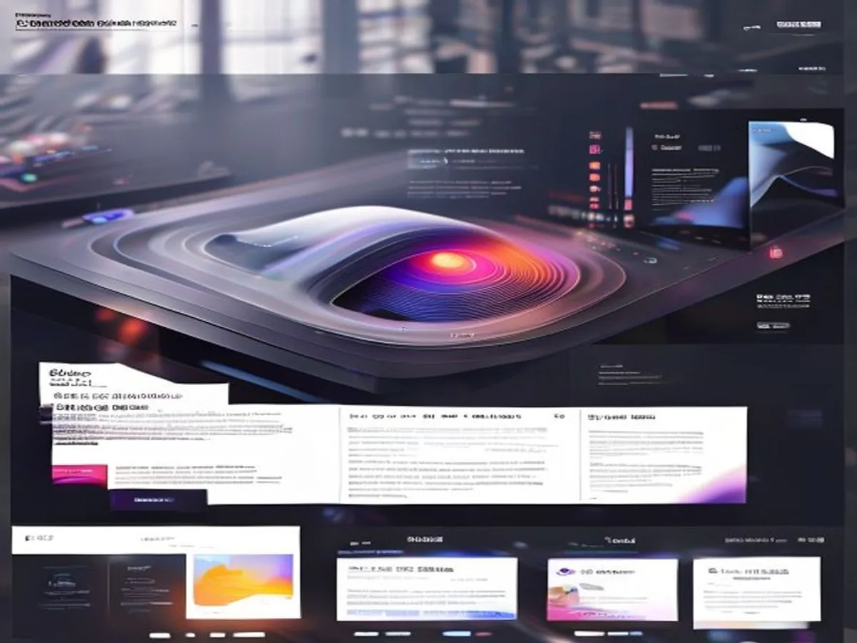 Parallax Field — AI-generated artwork