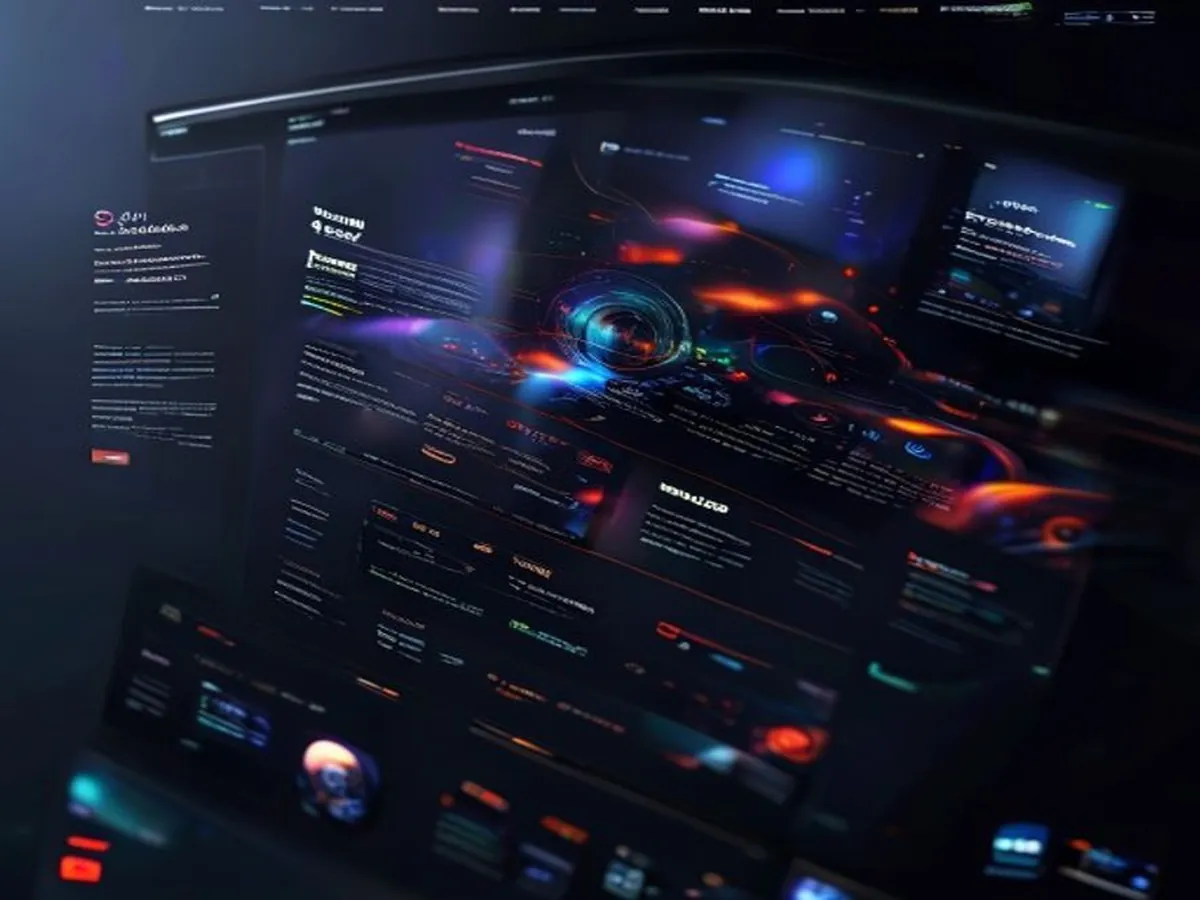 Rhythm UI — AI-generated artwork